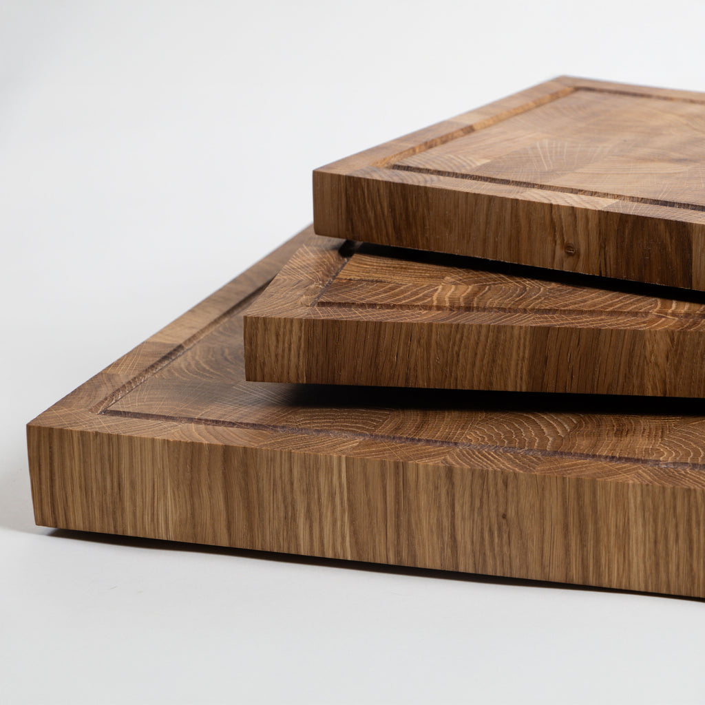 Tábua de Corte “Oak Prime” em Carvalho Maciço – 3 Tamanhos